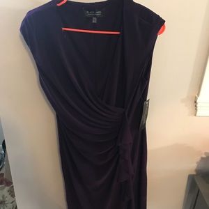 NWT purple wrap dress